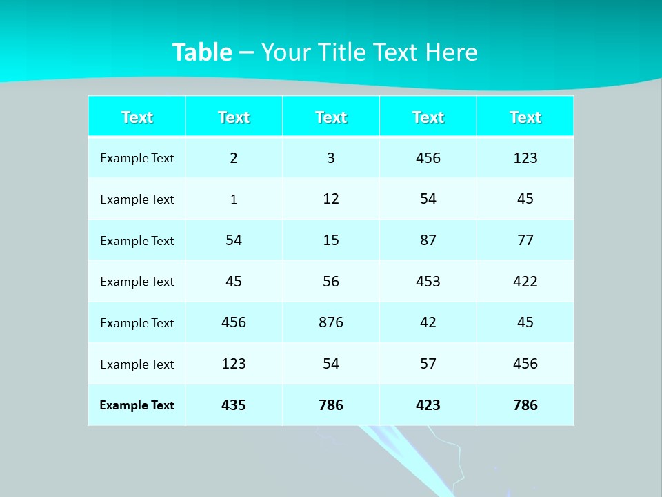 Light Effect Thunderbolt PowerPoint Template