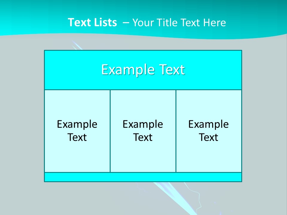 Light Effect Thunderbolt PowerPoint Template