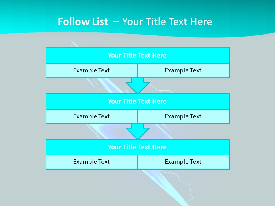 Light Effect Thunderbolt PowerPoint Template