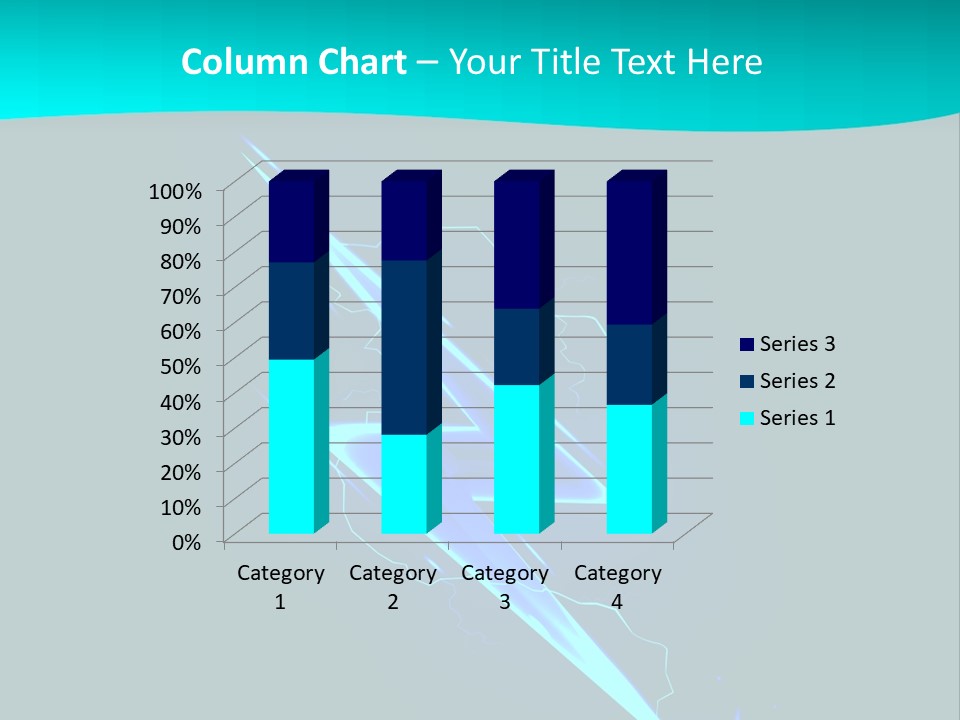 Light Effect Thunderbolt PowerPoint Template