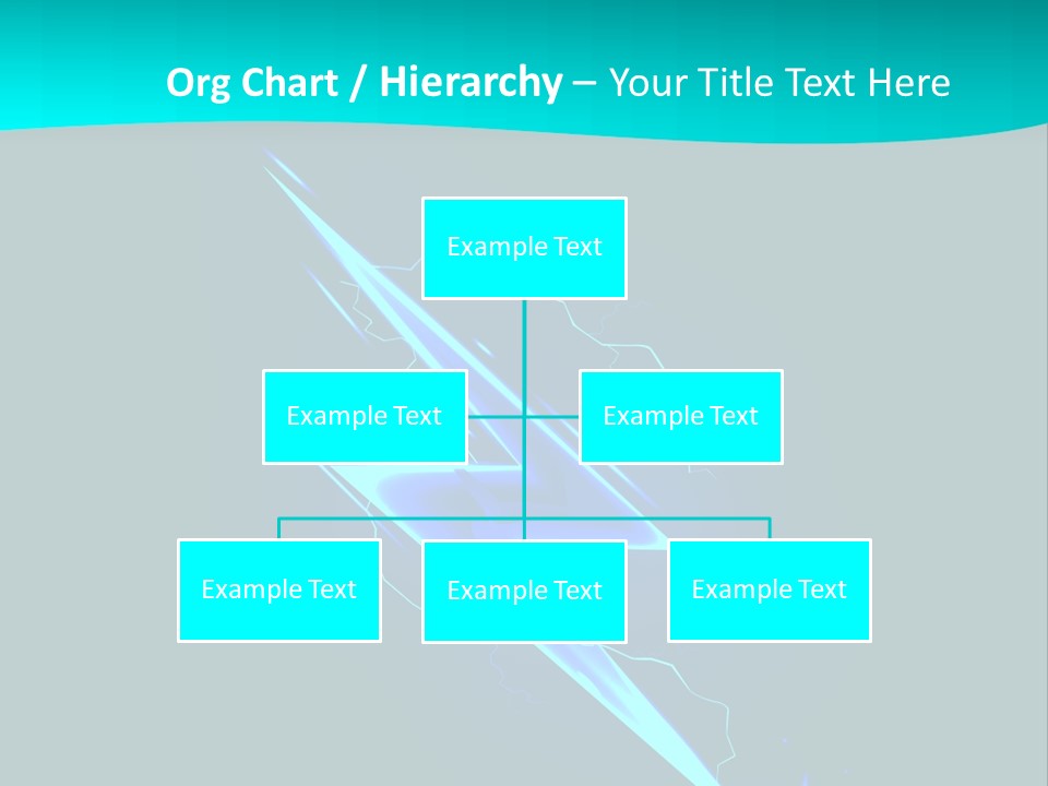 Light Effect Thunderbolt PowerPoint Template