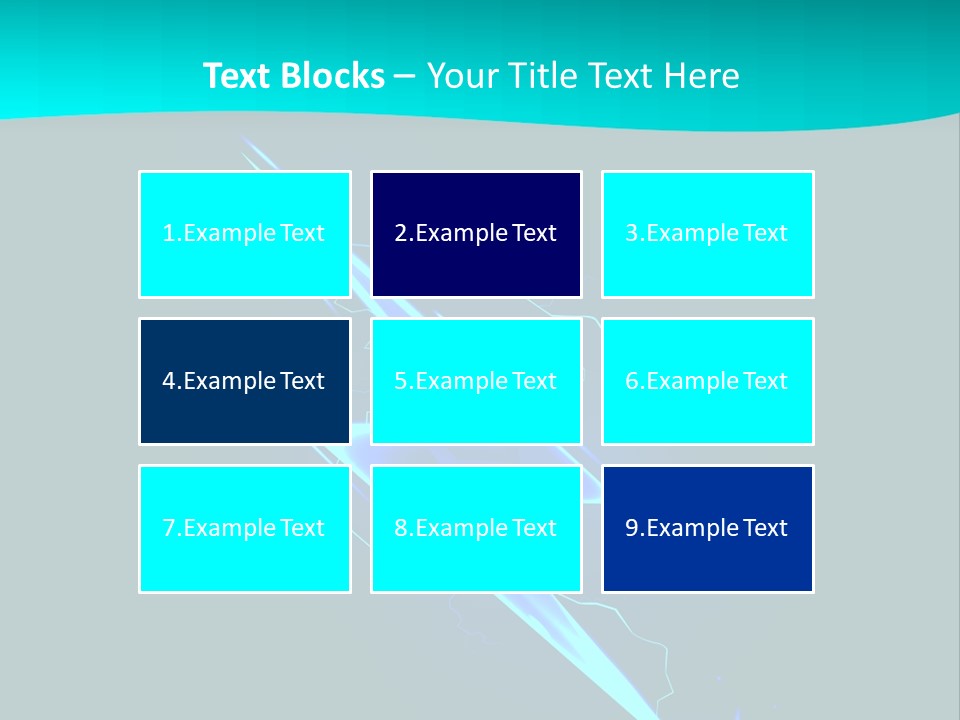 Light Effect Thunderbolt PowerPoint Template