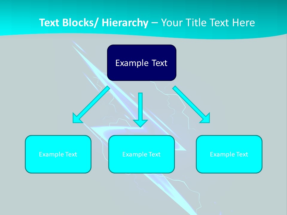 Light Effect Thunderbolt PowerPoint Template