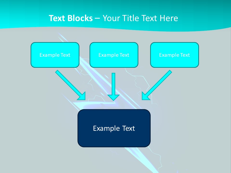 Light Effect Thunderbolt PowerPoint Template