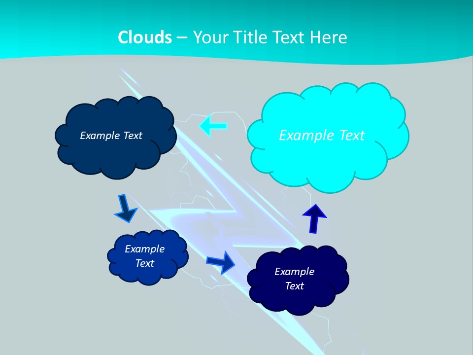 Light Effect Thunderbolt PowerPoint Template