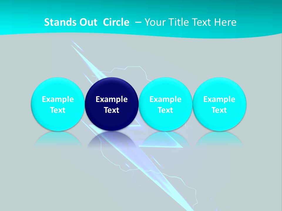 Light Effect Thunderbolt PowerPoint Template