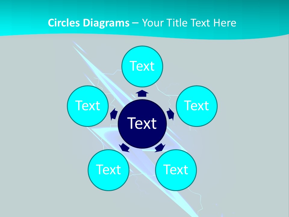 Light Effect Thunderbolt PowerPoint Template