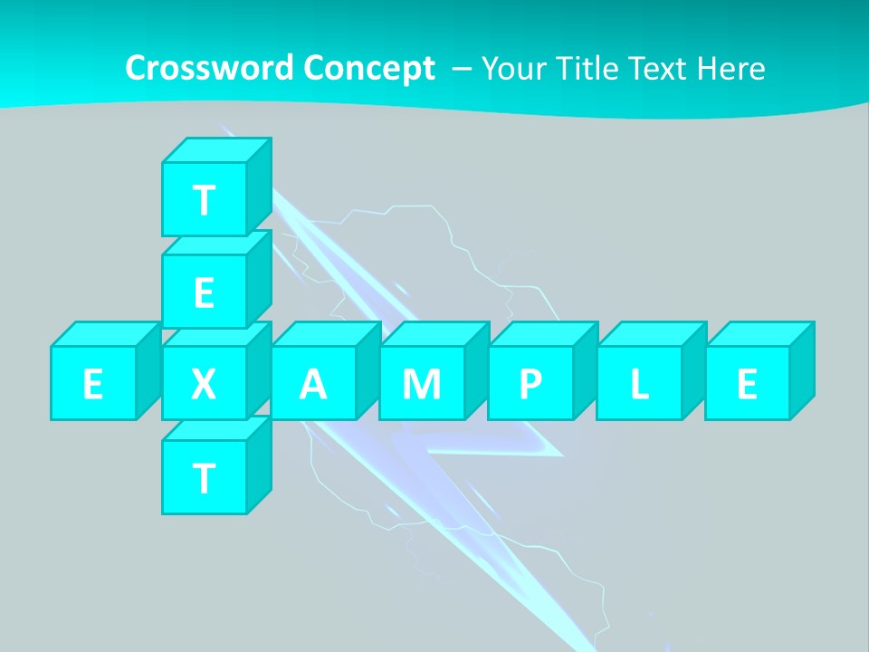 Light Effect Thunderbolt PowerPoint Template