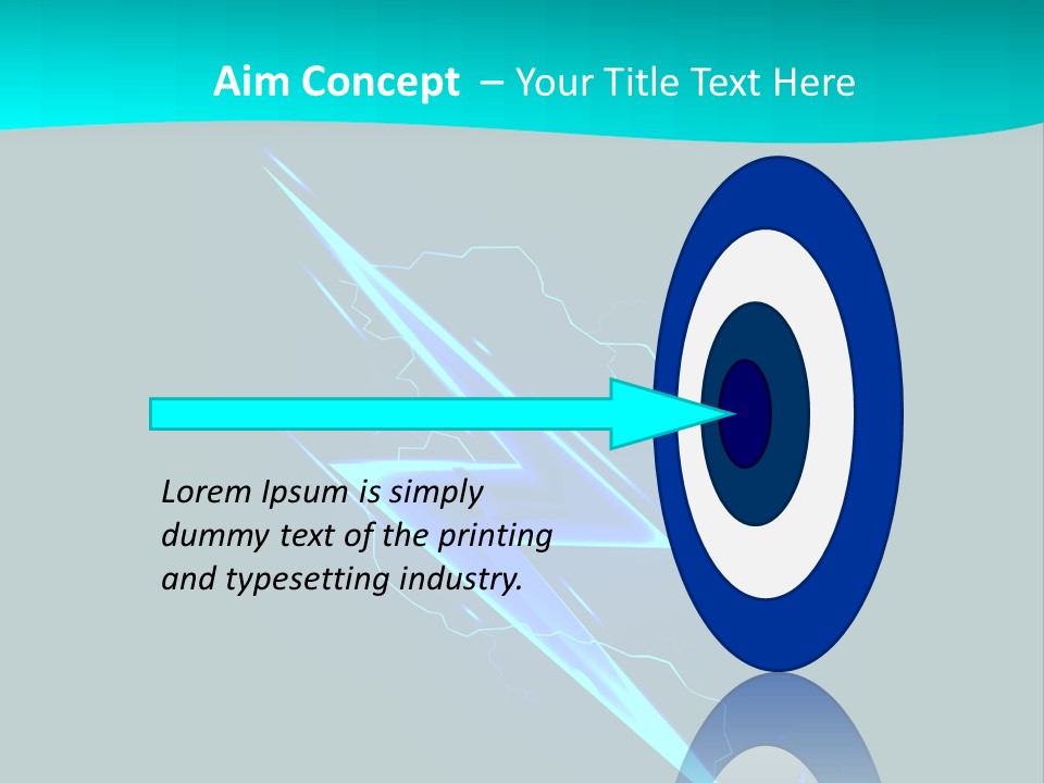 Light Effect Thunderbolt PowerPoint Template