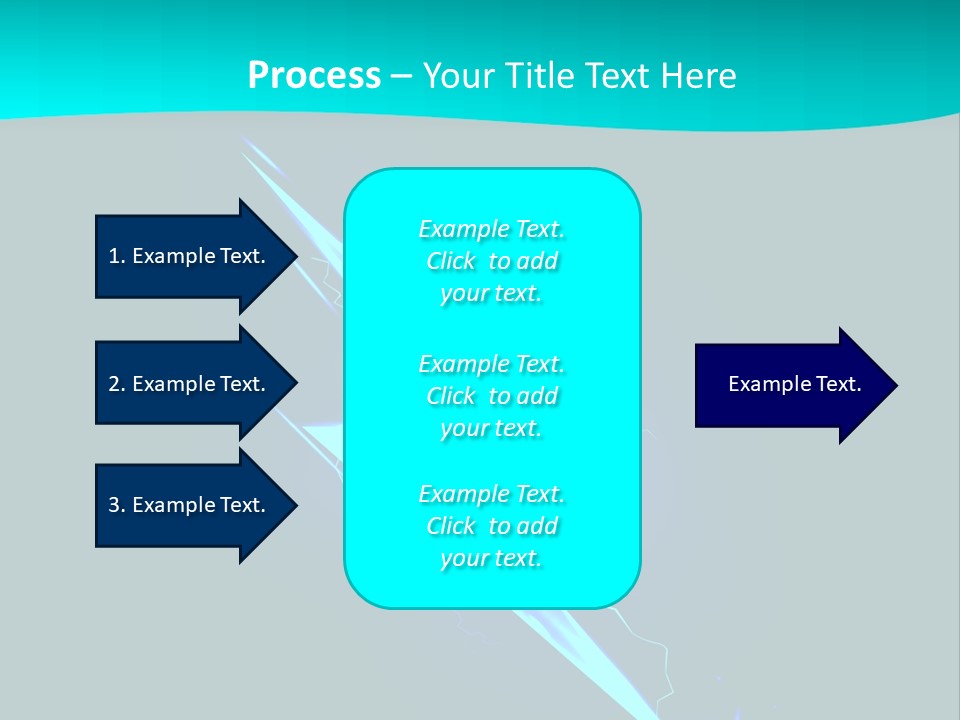 Light Effect Thunderbolt PowerPoint Template