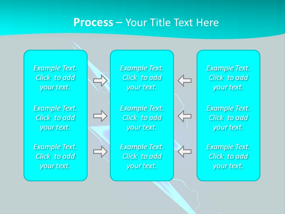 Light Effect Thunderbolt PowerPoint Template