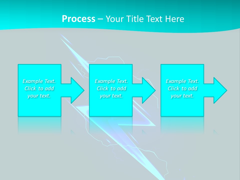 Light Effect Thunderbolt PowerPoint Template