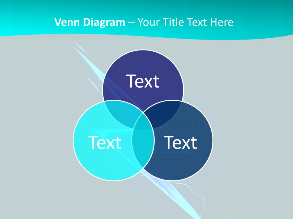 Light Effect Thunderbolt PowerPoint Template