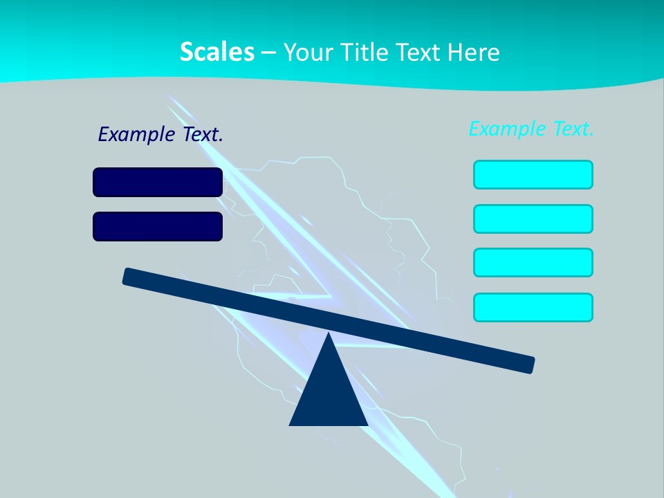 Light Effect Thunderbolt PowerPoint Template
