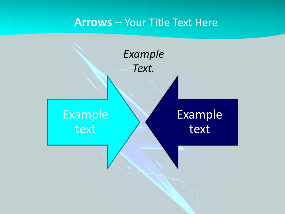 Light Effect Thunderbolt PowerPoint Template