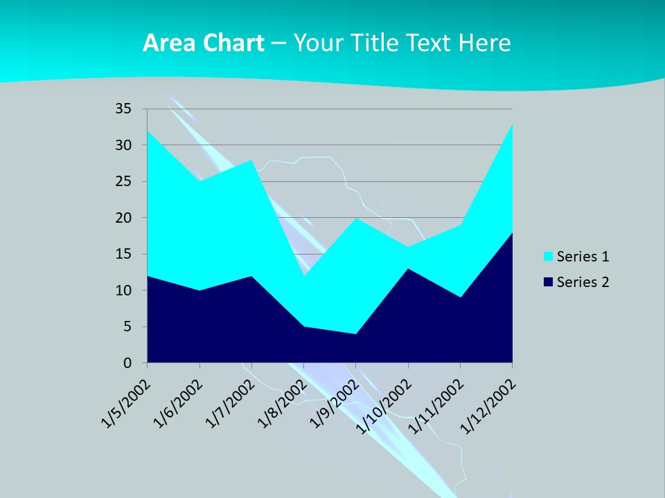 Light Effect Thunderbolt PowerPoint Template
