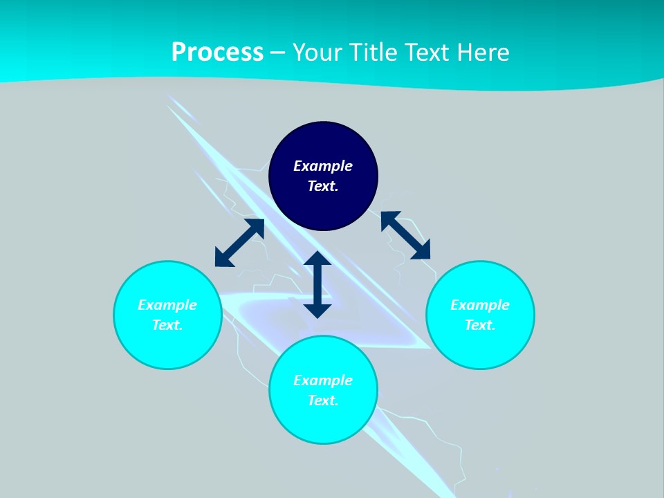 Light Effect Thunderbolt PowerPoint Template