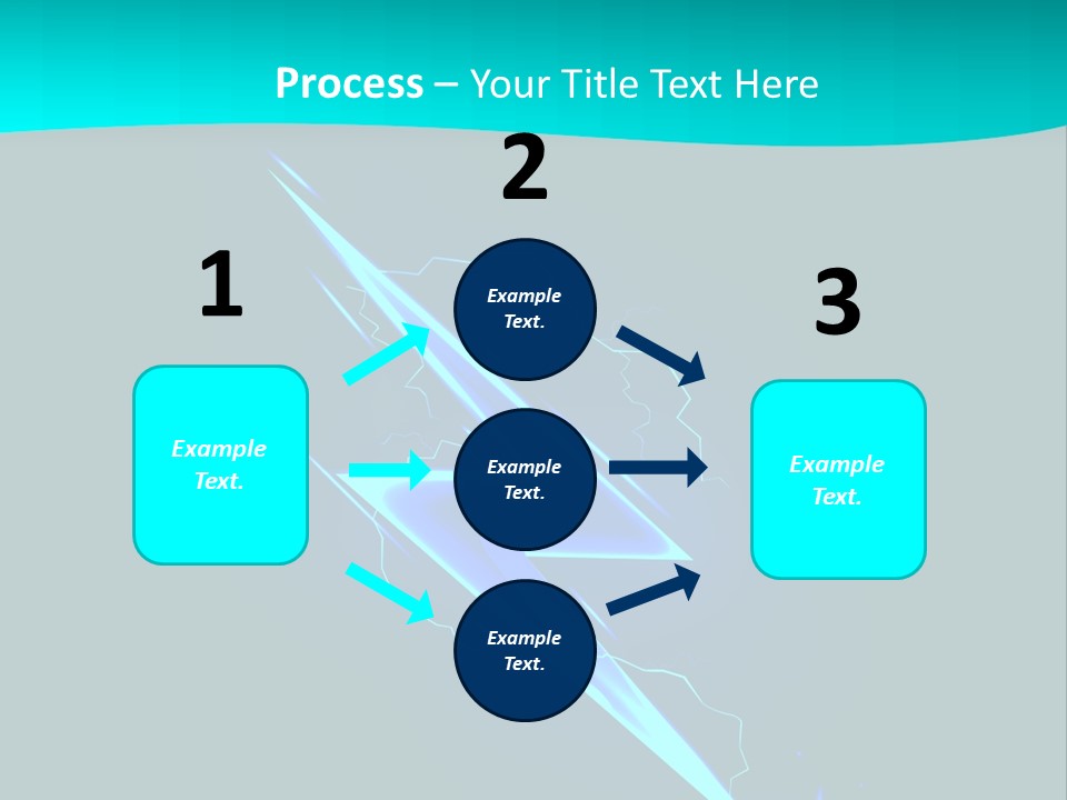 Light Effect Thunderbolt PowerPoint Template