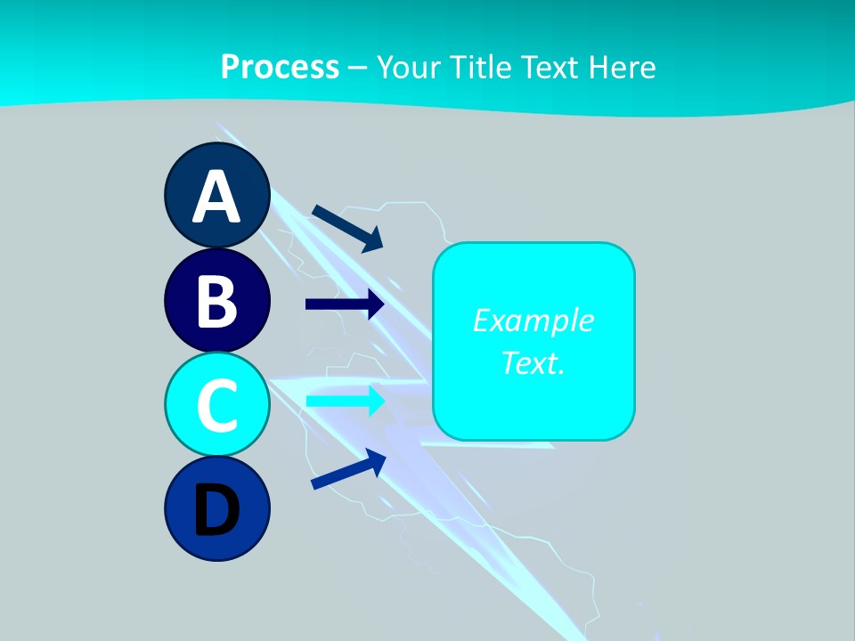 Light Effect Thunderbolt PowerPoint Template