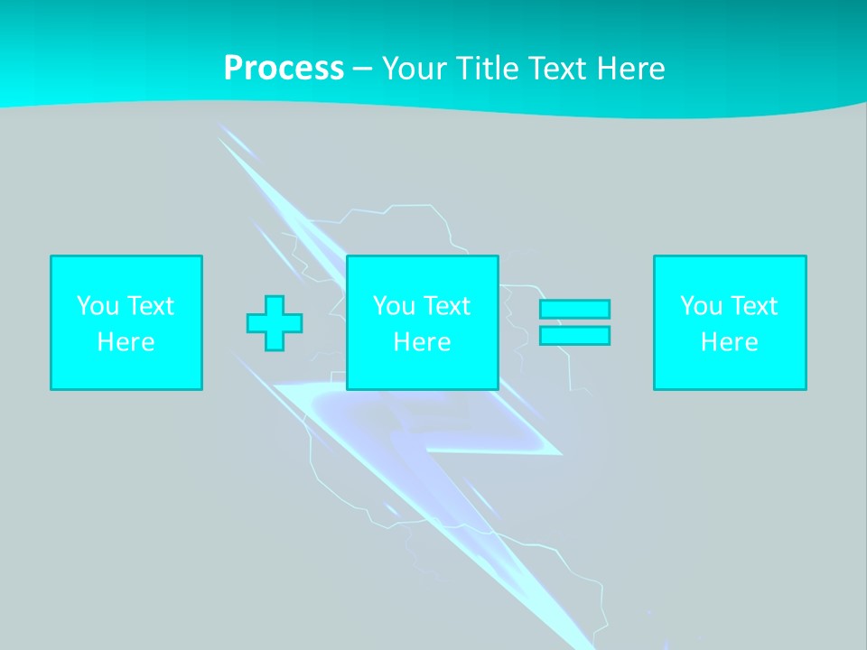 Light Effect Thunderbolt PowerPoint Template