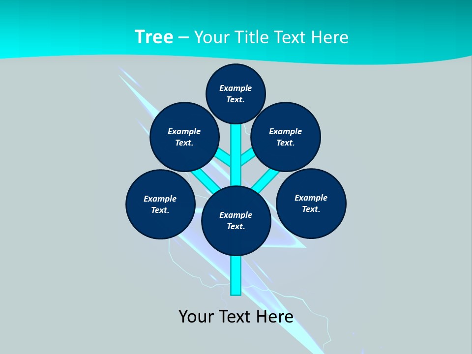 Light Effect Thunderbolt PowerPoint Template