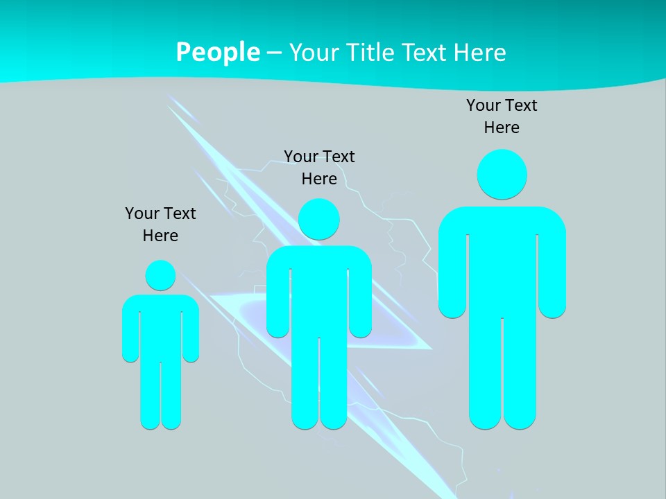 Light Effect Thunderbolt PowerPoint Template