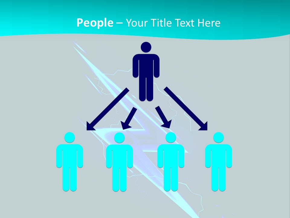 Light Effect Thunderbolt PowerPoint Template