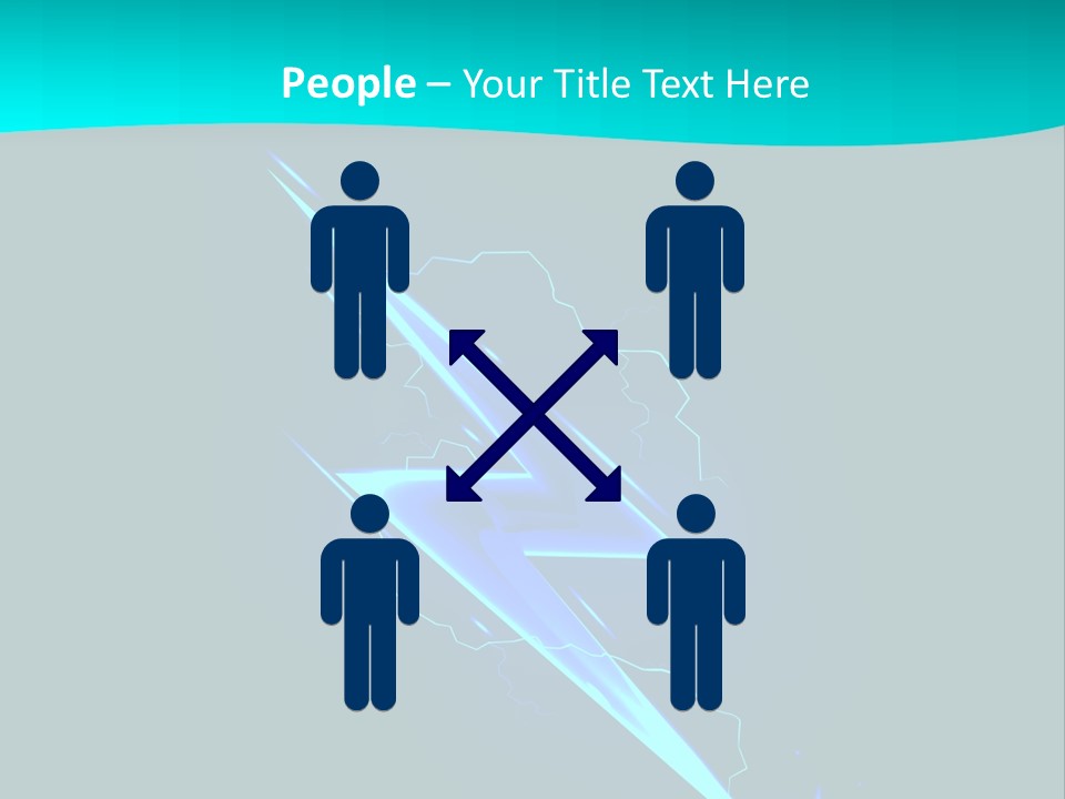 Light Effect Thunderbolt PowerPoint Template