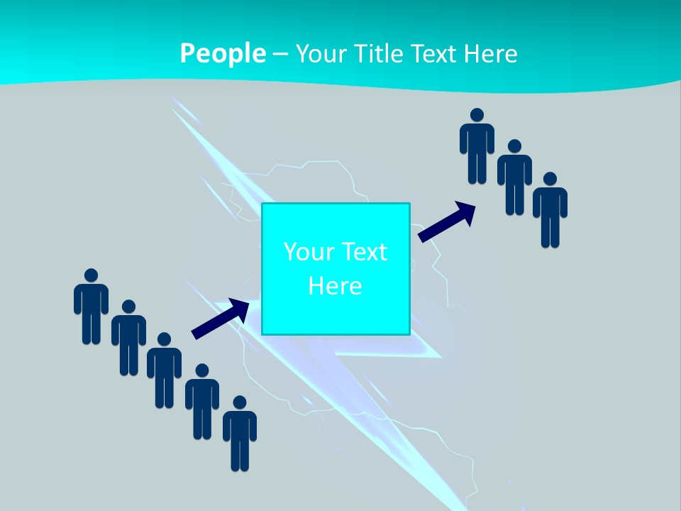 Light Effect Thunderbolt PowerPoint Template