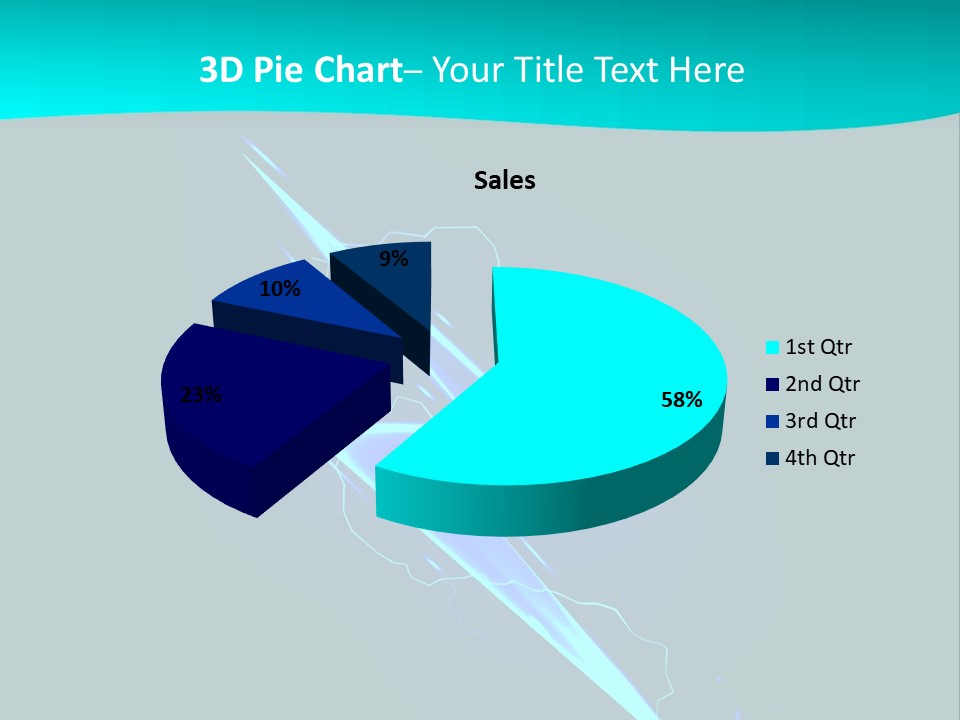 Light Effect Thunderbolt PowerPoint Template
