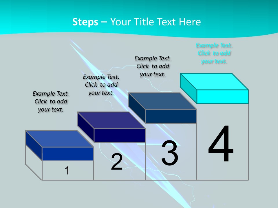 Light Effect Thunderbolt PowerPoint Template