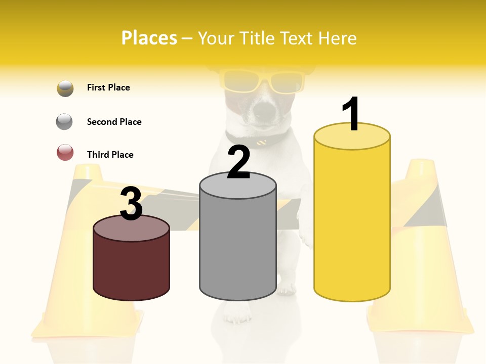 Joke Yellow Animal PowerPoint Template