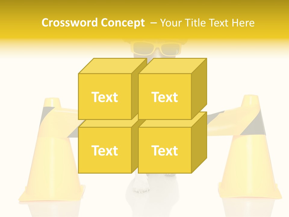 Joke Yellow Animal PowerPoint Template