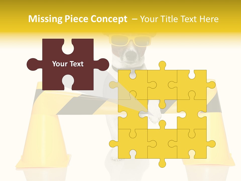 Joke Yellow Animal PowerPoint Template