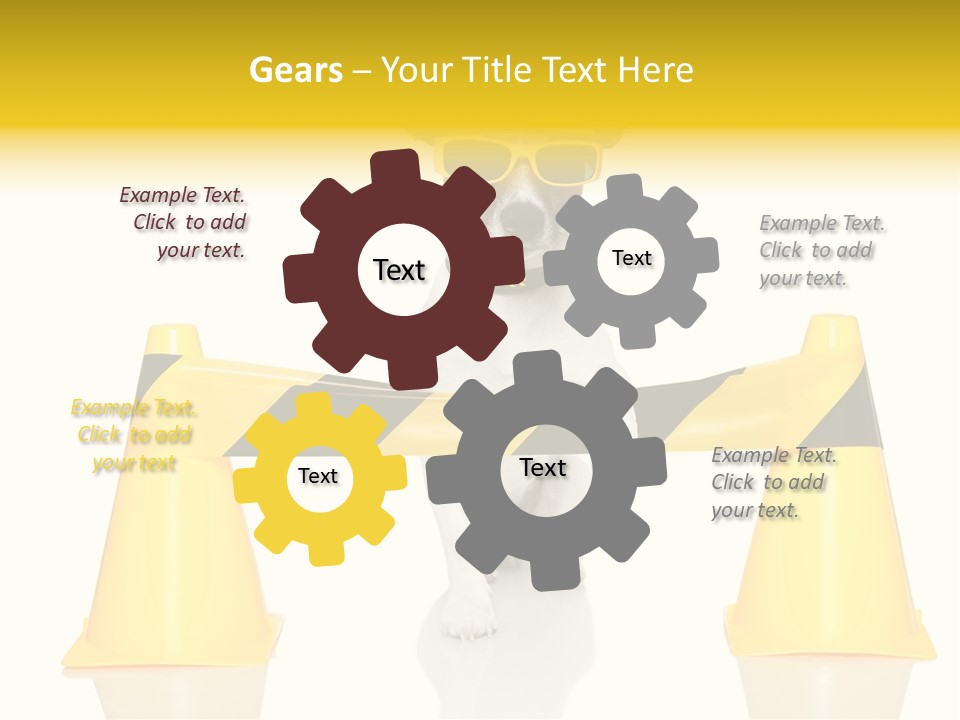 Joke Yellow Animal PowerPoint Template