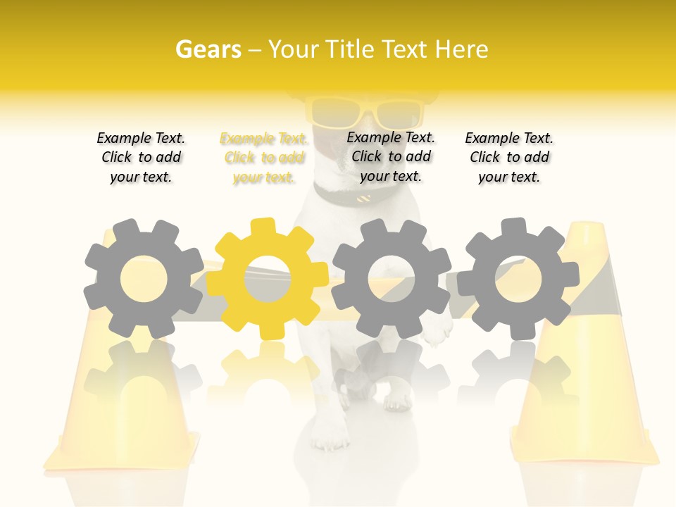 Joke Yellow Animal PowerPoint Template