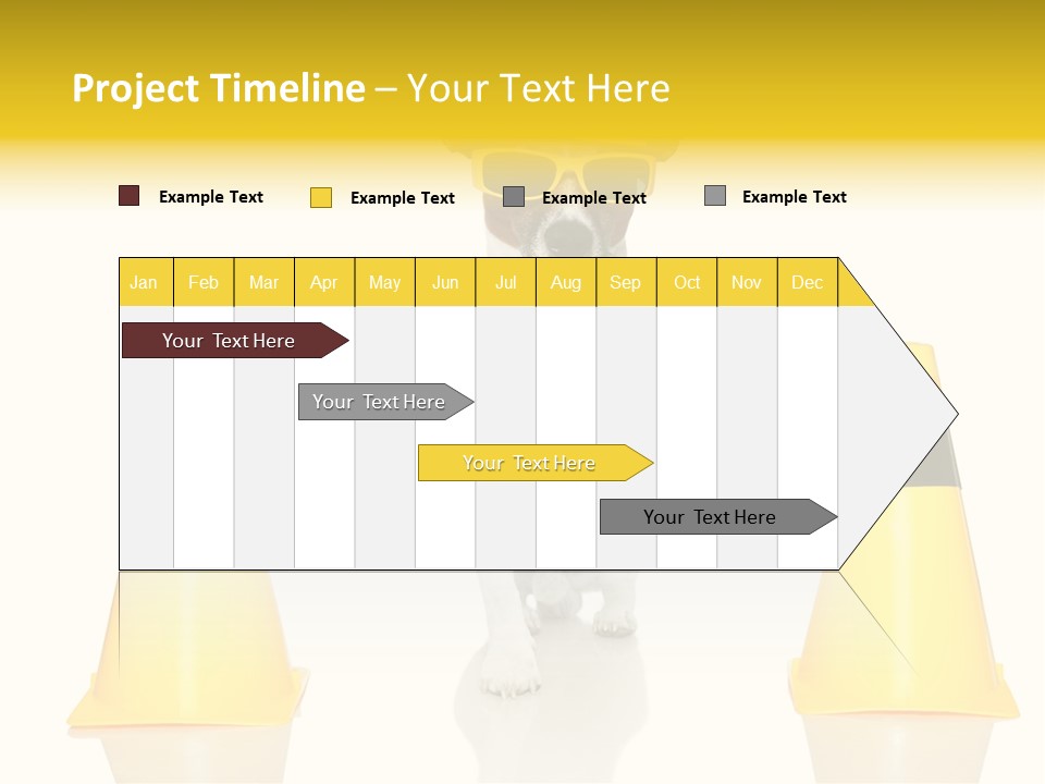 Joke Yellow Animal PowerPoint Template