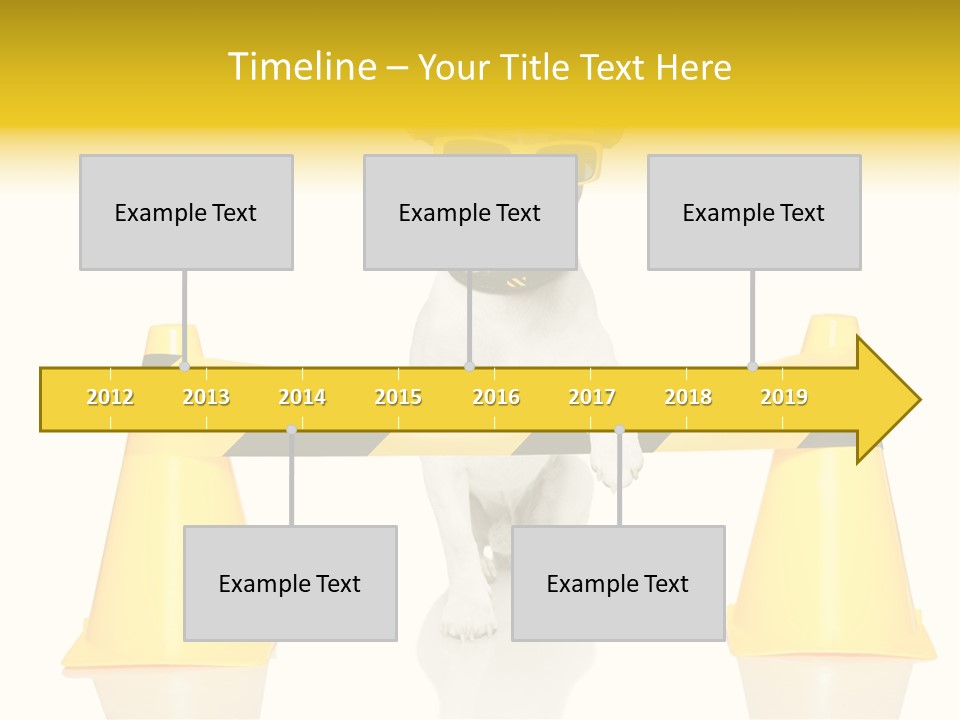 Joke Yellow Animal PowerPoint Template