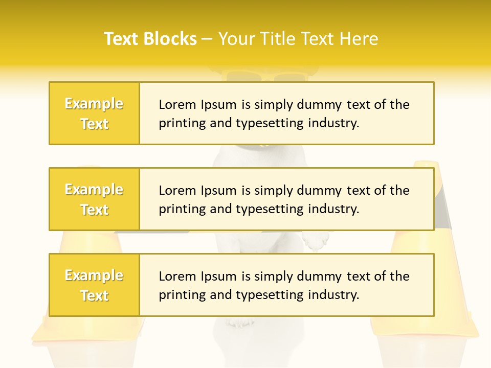 Joke Yellow Animal PowerPoint Template