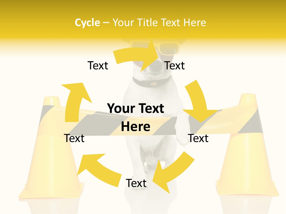 Joke Yellow Animal PowerPoint Template