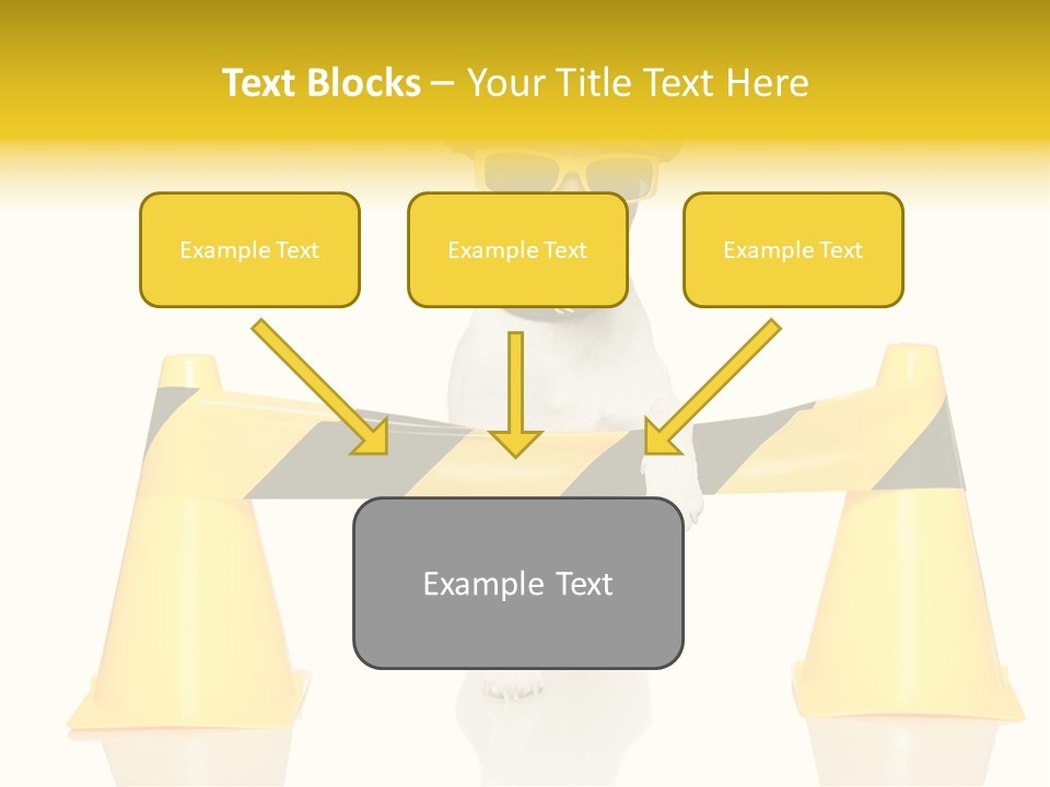 Joke Yellow Animal PowerPoint Template