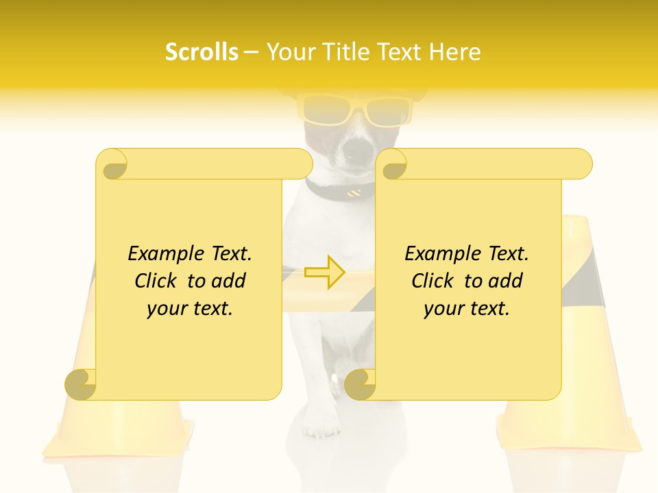 Joke Yellow Animal PowerPoint Template