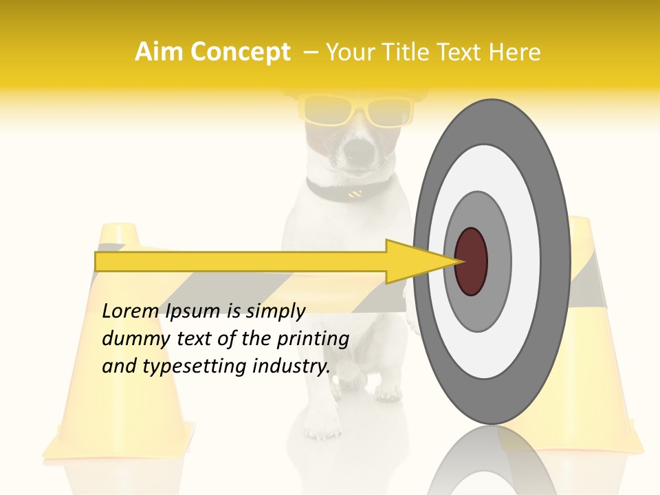 Joke Yellow Animal PowerPoint Template