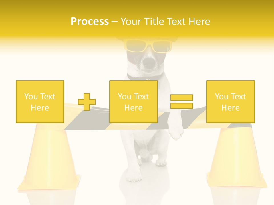 Joke Yellow Animal PowerPoint Template
