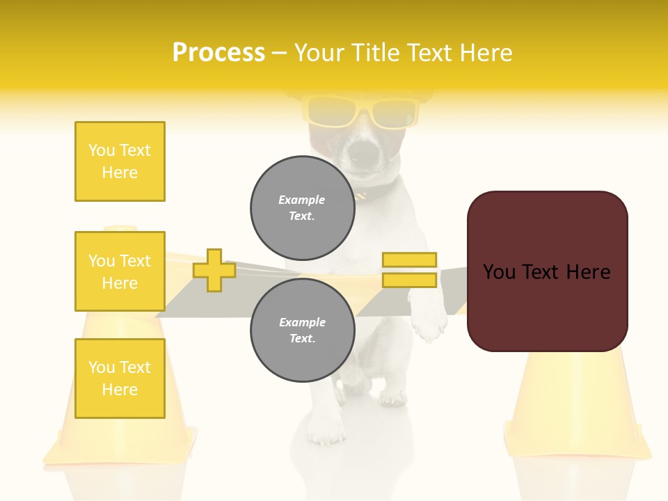 Joke Yellow Animal PowerPoint Template