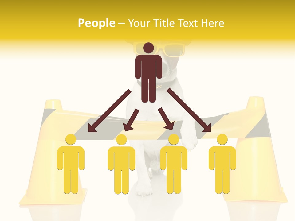 Joke Yellow Animal PowerPoint Template