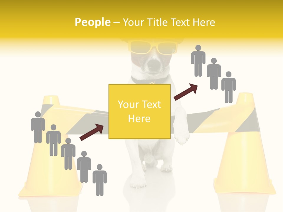 Joke Yellow Animal PowerPoint Template