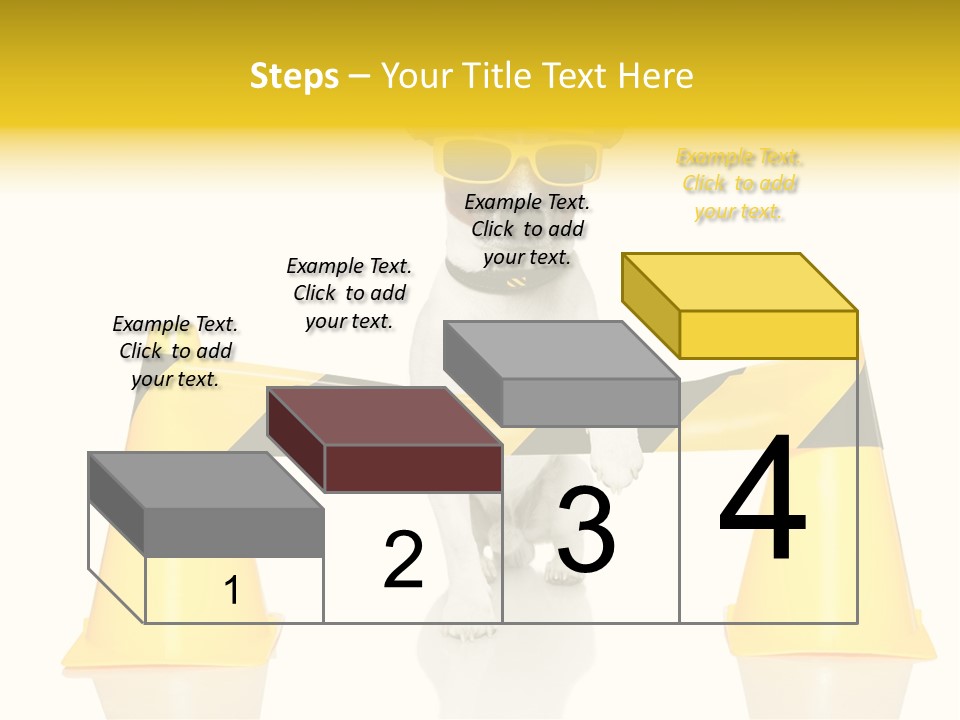 Joke Yellow Animal PowerPoint Template