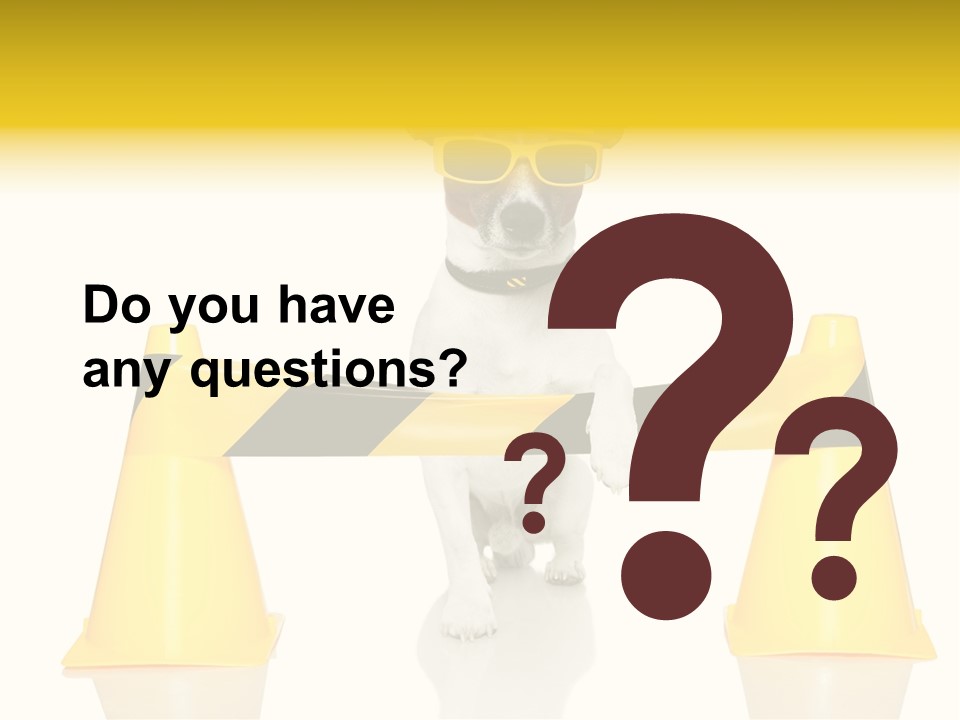 Joke Yellow Animal PowerPoint Template