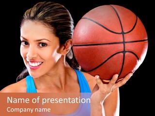 Athletic Beautiful People PowerPoint Template